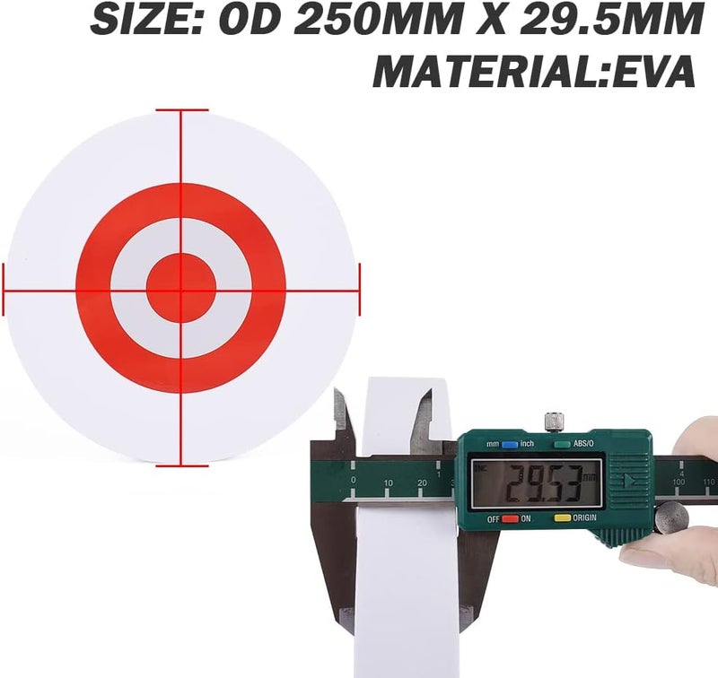 Yls Arrow Targets EVA Foam Round Target for Archery Shooting, White or Black, 1 Piece - Image 2